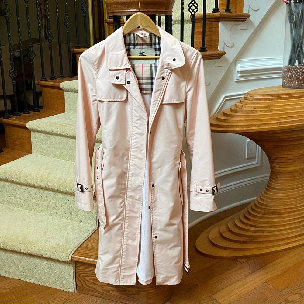 Burberry Tess trench coat in pink